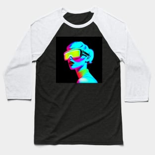 Neon Aeon Neo Noir Baseball T-Shirt